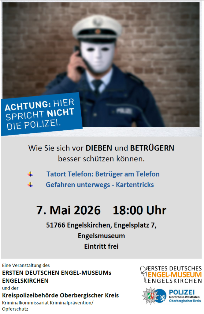 07.05.2026 – 18.00 Uhr: Schutzengel gegen Onlineabzocke, Enkeltrick und Co.
